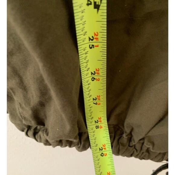 Garage Womens Brown Green Hooded Utility Jacket Zipper Lightweight Size Sz XS - Picture 9 of 11